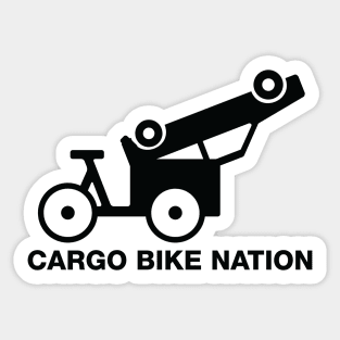 Cargo Bike Nation - Transparent Bike Carries Car Sticker